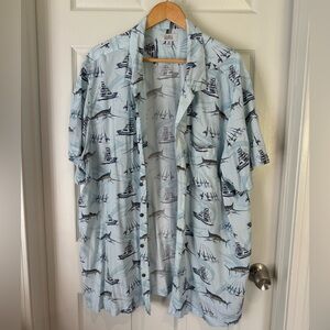 Croft & Barrow Men’s Button Down Shirt. Nautical print